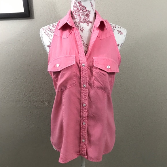 Anthropologie •Cloth & Stone• Pink Tank Top - Picture 1 of 5